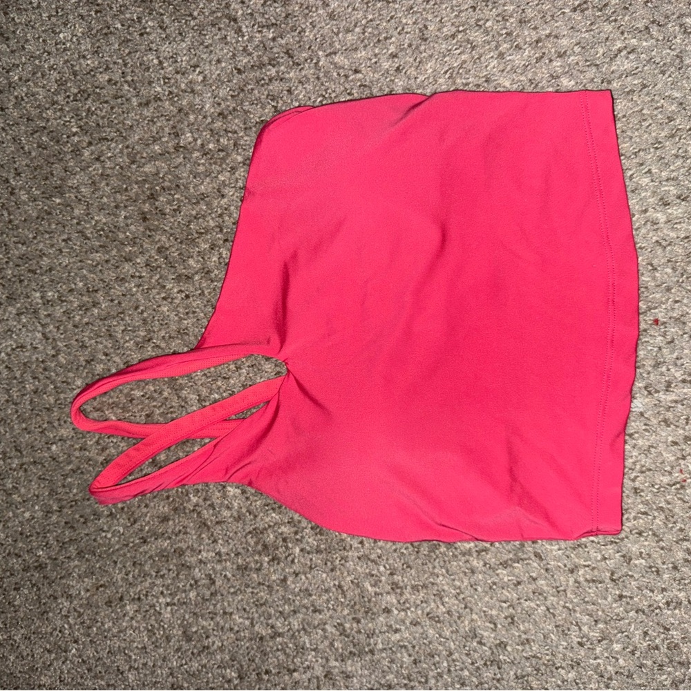 All in Motion Pink Strappy Athletic Cropped Tank Top - Women’s XS